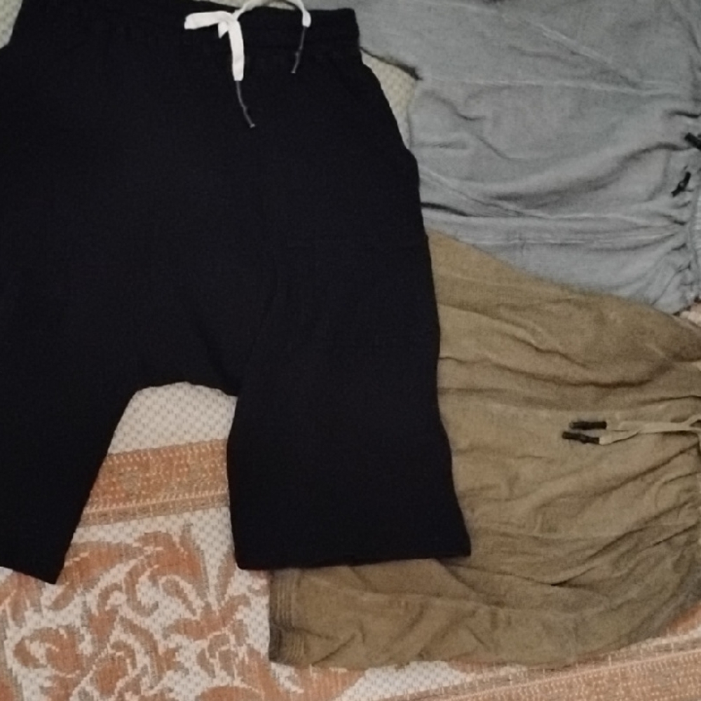 Black Athletic Men's Shorts